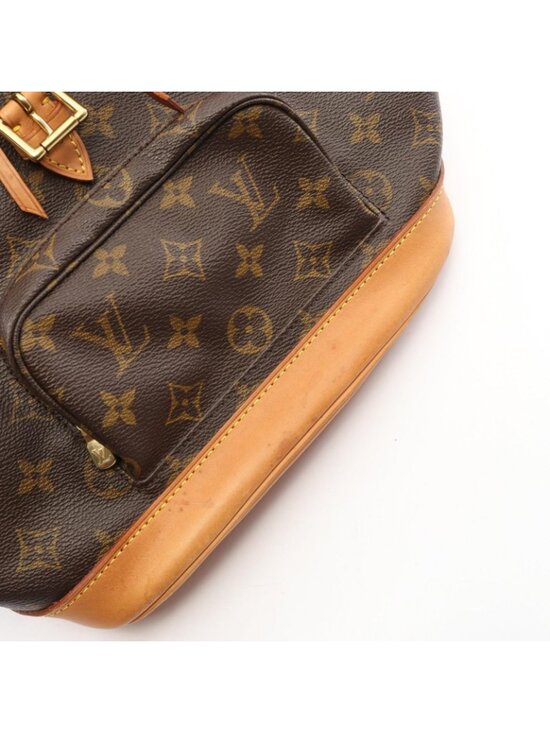 Louis Vuitton Backpack Montsouris MM Monogram Canvas Leather main image 7